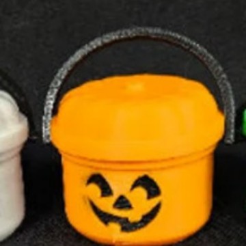 Wholesale Printed Halloween Nostalgia Buckets Pumpkin Bucket